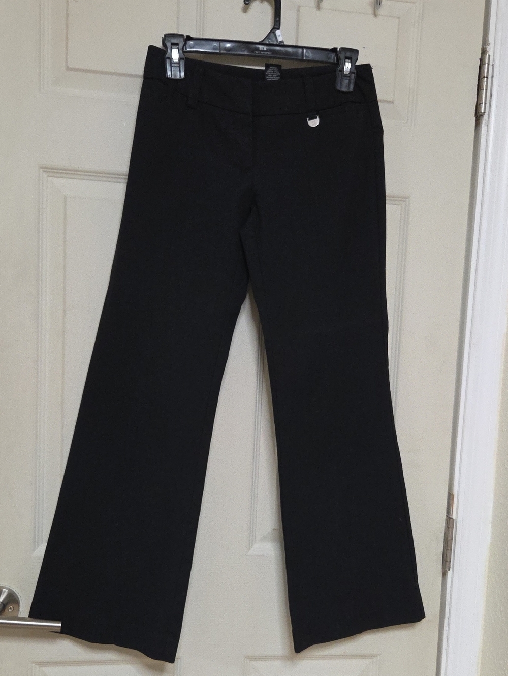 New York & Company Black Wide-Leg Jeans